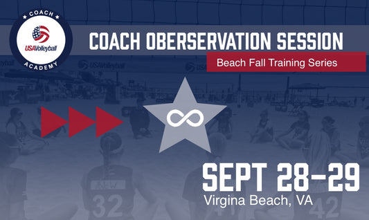 COACH OBSERVATION SESSION (ALL SESSIONS) : NTDP Beach Fall Training Series Virginia Beach, VA | Sept 28-29 @ All Session, 2024