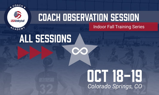 COACH OBSERVATION SESSION (ALL SESSIONS) : NTDP Boys Indoor Fall Training Series Colorado Springs, CO | October 18-19, 2024