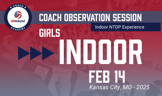 COACH OBSERVATION SESSION: Girls Indoor Experience - Kansas City, MO - Feb 14, 2025