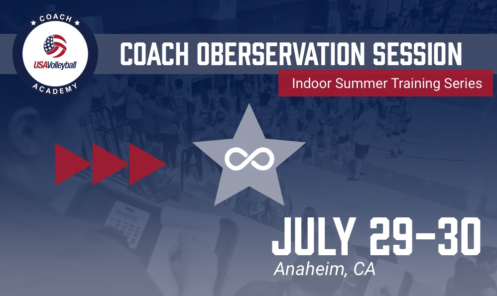 COACH OBSERVATION SESSION (ALL SESSIONS) : NTDP Girls Indoor Summer Training Series Anaheim, CA | July 29-30 @ 1:45pm – 4:45pm, 2024